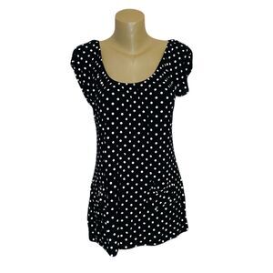 Cato [L] Polka Dot Top (2347)